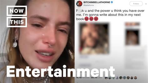 bella throne leaked|Bella Thorne nudes leaked on Twitter after threat from hacker